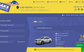 MAKS Car Rental / Thai-rent-car.com website