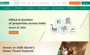 Idbi Bank website