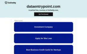 Data Entry Point website