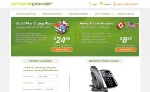 Phone Power website