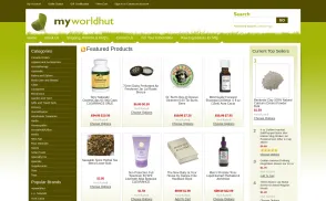Herbal Hut / MyWorldHut.com website