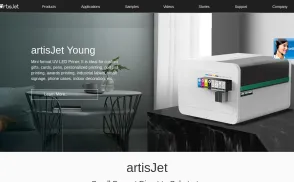brotherJet / ArtisJet Flatbed Printer Technologies website