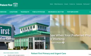 Patient First website