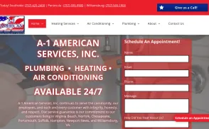 A1 American Services website