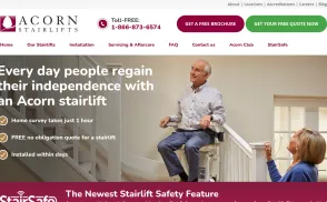 Acorn Stairlifts website