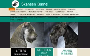Skansen Kennel website