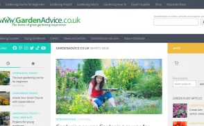 Garden Advice website