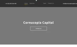 Cornucopia Capital website
