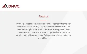 Danhua Capital [DHVC] website