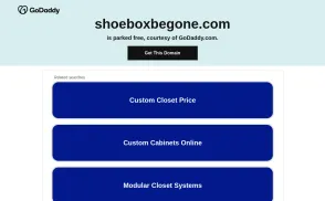 Shoebox-Be-Gone website