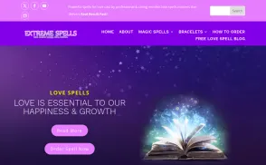 Extreme Spells website