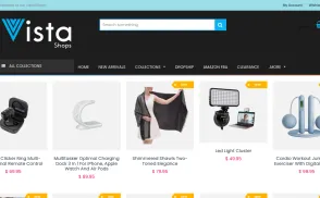 Vista Shops website