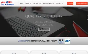 eZ US Tax & Finance website