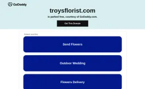 Troys Florist website