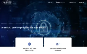 Innovate1 Services website