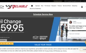 Reliable Chevrolet website