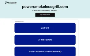 Power Smokeless Grill website