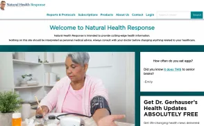 Natural Health Response website