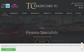 Tradecars4u.co.uk website