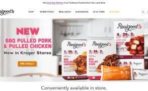 The Real Good Food Company website