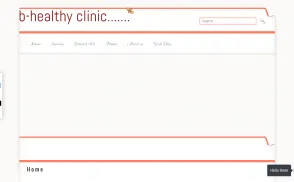 B-Healthy Clinic website