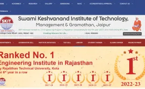 Swami Keshvanand Institute of Technology, Management & Gramothan [SKIT] website