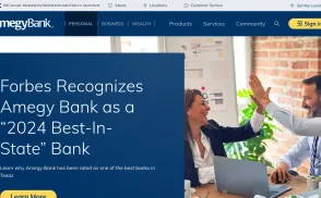 Amegy Bank website