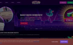 LuckyLand Slots website