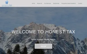 Honest Tax website