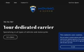 Moving Kingdom website