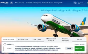 Uzbekistan Airways website
