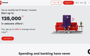 PC Financial / President's Choice Financial Mastercard website