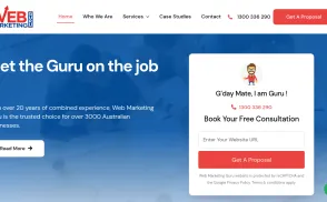 Web Marketing Guru website