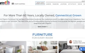 Pilgrim Furniture City website