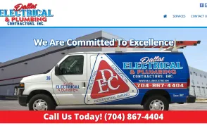 Dallas Electrical Plumbing & Contractors website