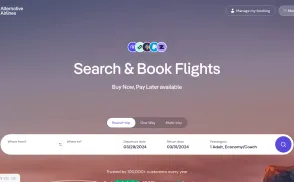 Alternative Airlines website