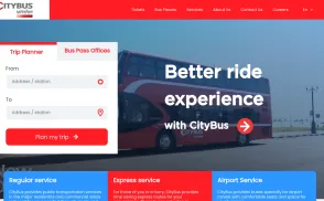 CityBus Kuwait website
