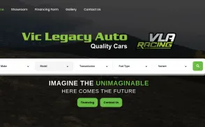 Vic's Legacy Auto website