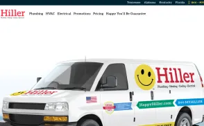 Hiller Plumbing, Heating, Cooling & Electrical website