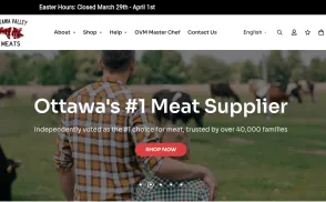 Ottawa Valley Meats website