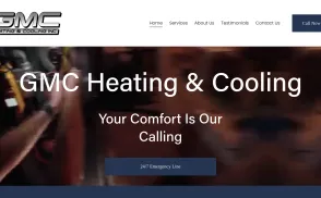 GMC Heating and Cooling website