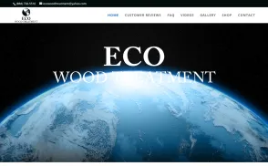 Eco Wood Treatment website