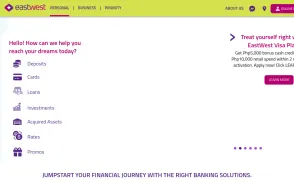 EastWest Bank (Philippines) website