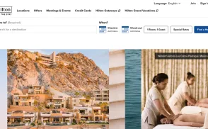 Hilton Hotels & Resorts website