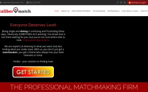 Caliber Match website
