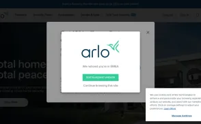 Arlo website