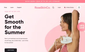 RoseSkinCo website