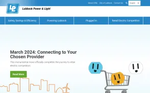 Lubbock Power & Light website
