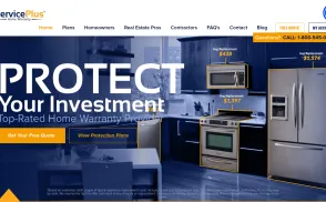 ServicePlus Home Warranty website