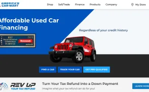 America's Car Mart website